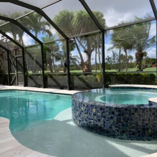 Beautiful Pool With Spa Designs
